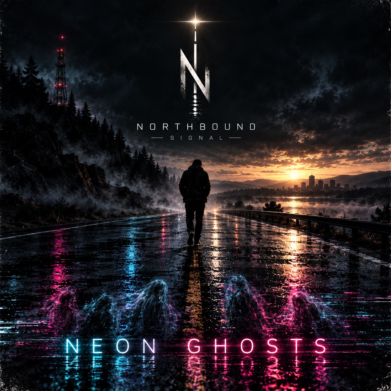 NEON GHOSTS by Northbound Signal album cover